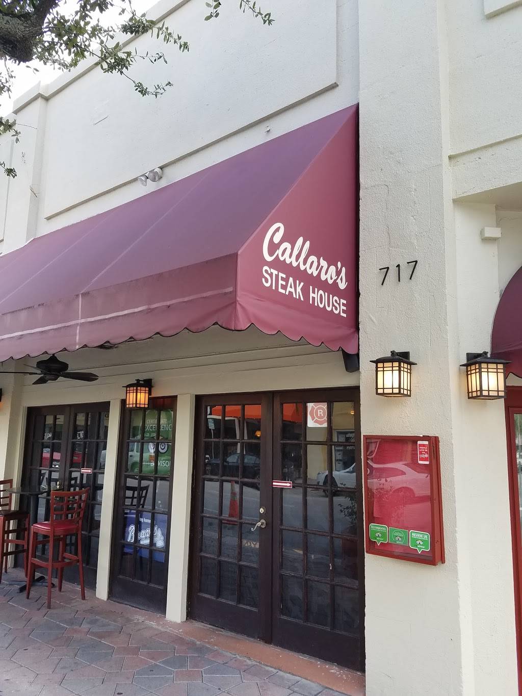 Callaros Steak House | restaurant | 717 Lake Ave, Lake Worth, FL 33460, USA | 5615889730 OR +1 561-588-9730