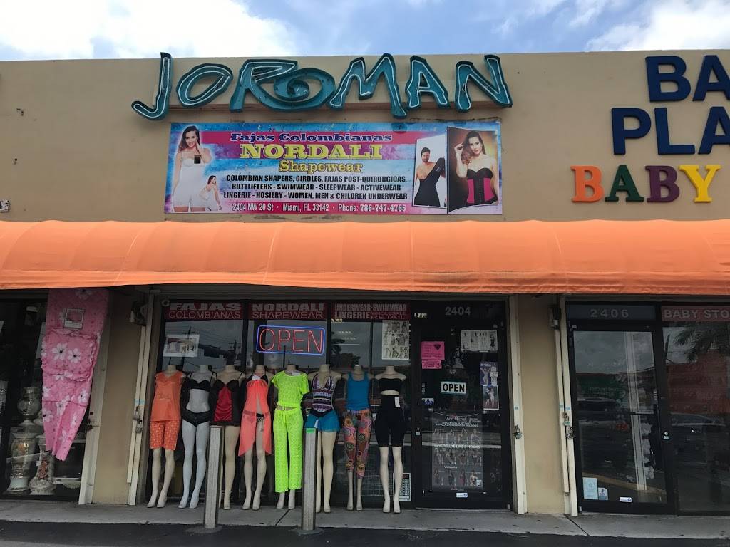 Nordali Shapewear & Underclothes Corp. | restaurant | 2404 NW 20th St, Miami, FL 33142, USA | 7867474765 OR +1 786-747-4765