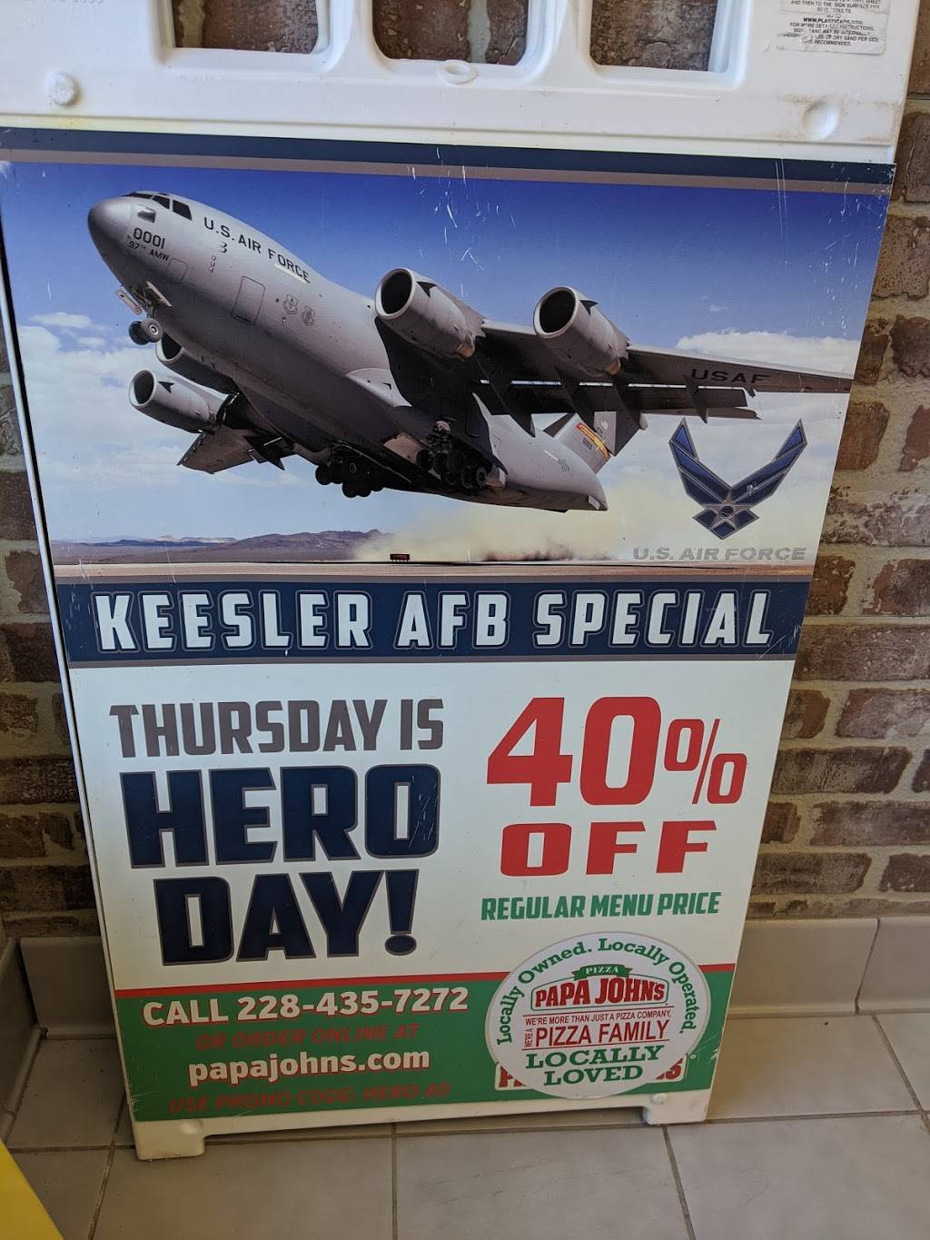 Papa Johns Pizza | restaurant | 1614 Pass Rd, Biloxi, MS 39531, USA | 2284357272 OR +1 228-435-7272