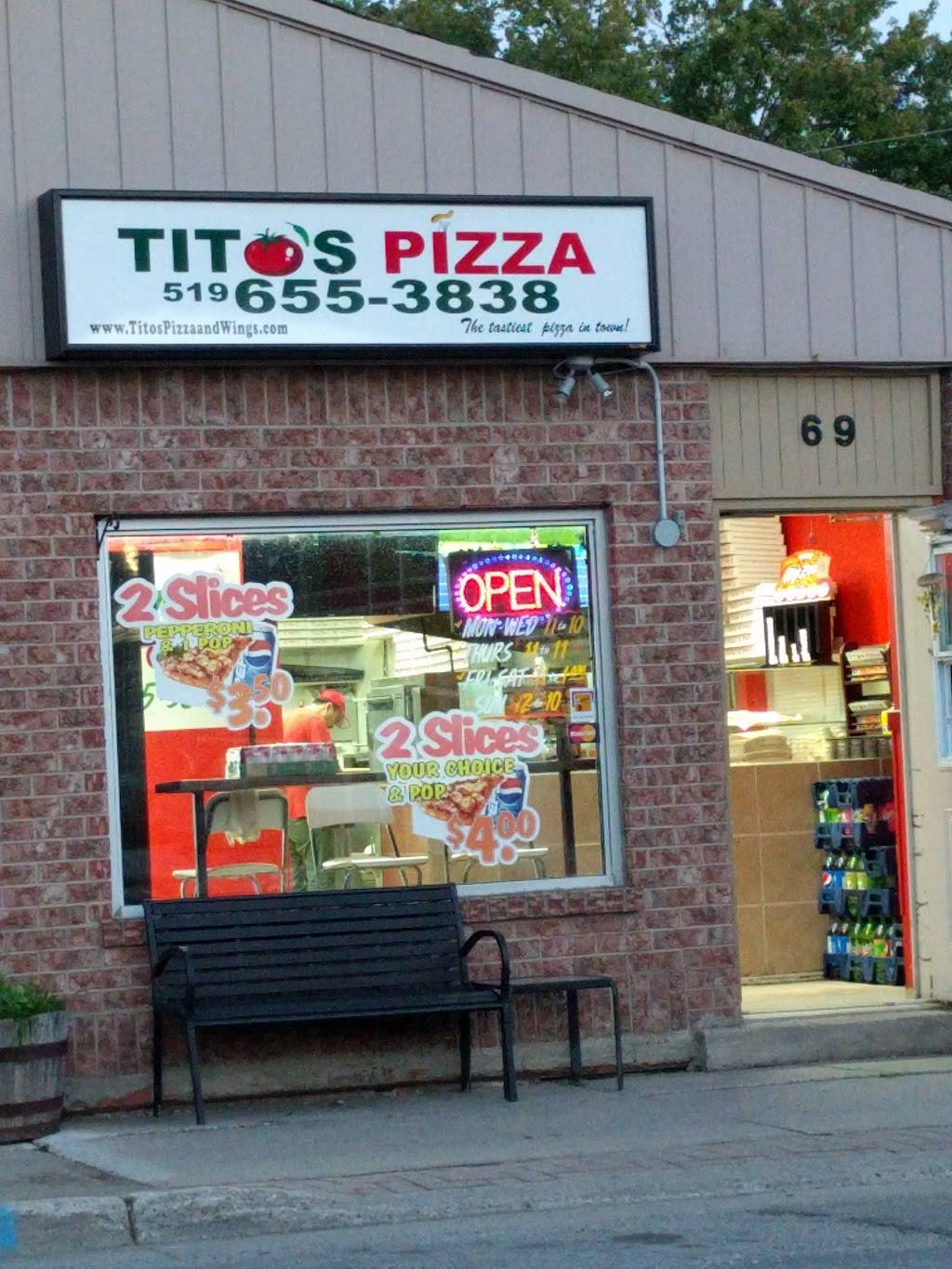 TITOS PIZZA | restaurant | 69 Woodstock St S, Tavistock, ON N0B 2R0, Canada | 5196553838 OR +1 519-655-3838