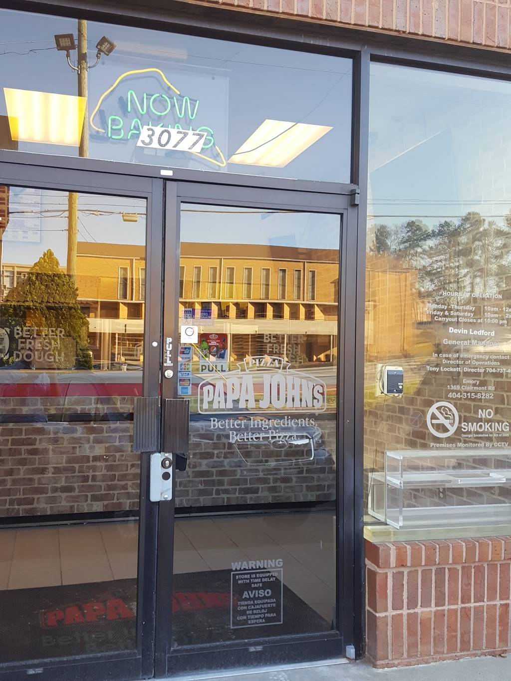 Papa Johns Pizza | restaurant | 3077 N Druid Hills Rd NE, Decatur, GA 30033, USA | 4043158282 OR +1 404-315-8282