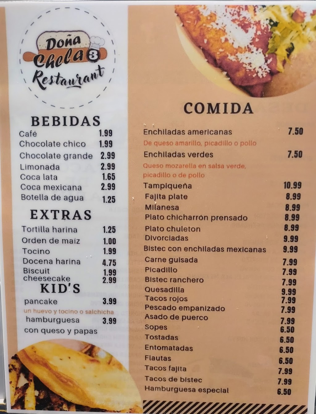 Doña chela #3 restaurant | restaurant | 945 E Tyler St, Brownsville, TX 78520, USA | 9565387374 OR +1 956-538-7374