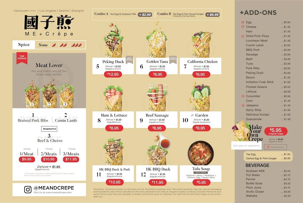 Me + Crepe | restaurant | 1606 Nogales St, Rowland Heights, CA 91748, USA | 6263463130 OR +1 626-346-3130