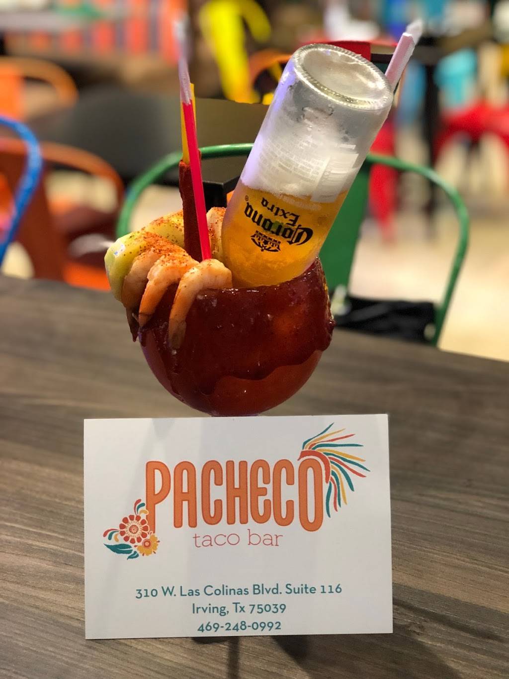 Pacheco Taco Bar | restaurant | 310 West Las Colinas Boulevard suite 116, Irving, TX 75039, USA | 4692480992 OR +1 469-248-0992