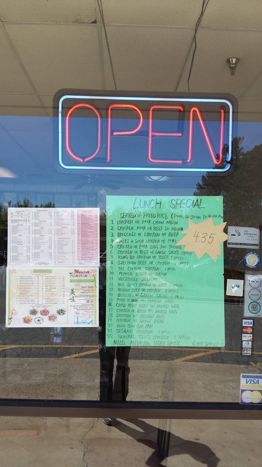 Yum Yums | restaurant | 1248 S 5th St, Mebane, NC 27302, USA | 9195633693 OR +1 919-563-3693