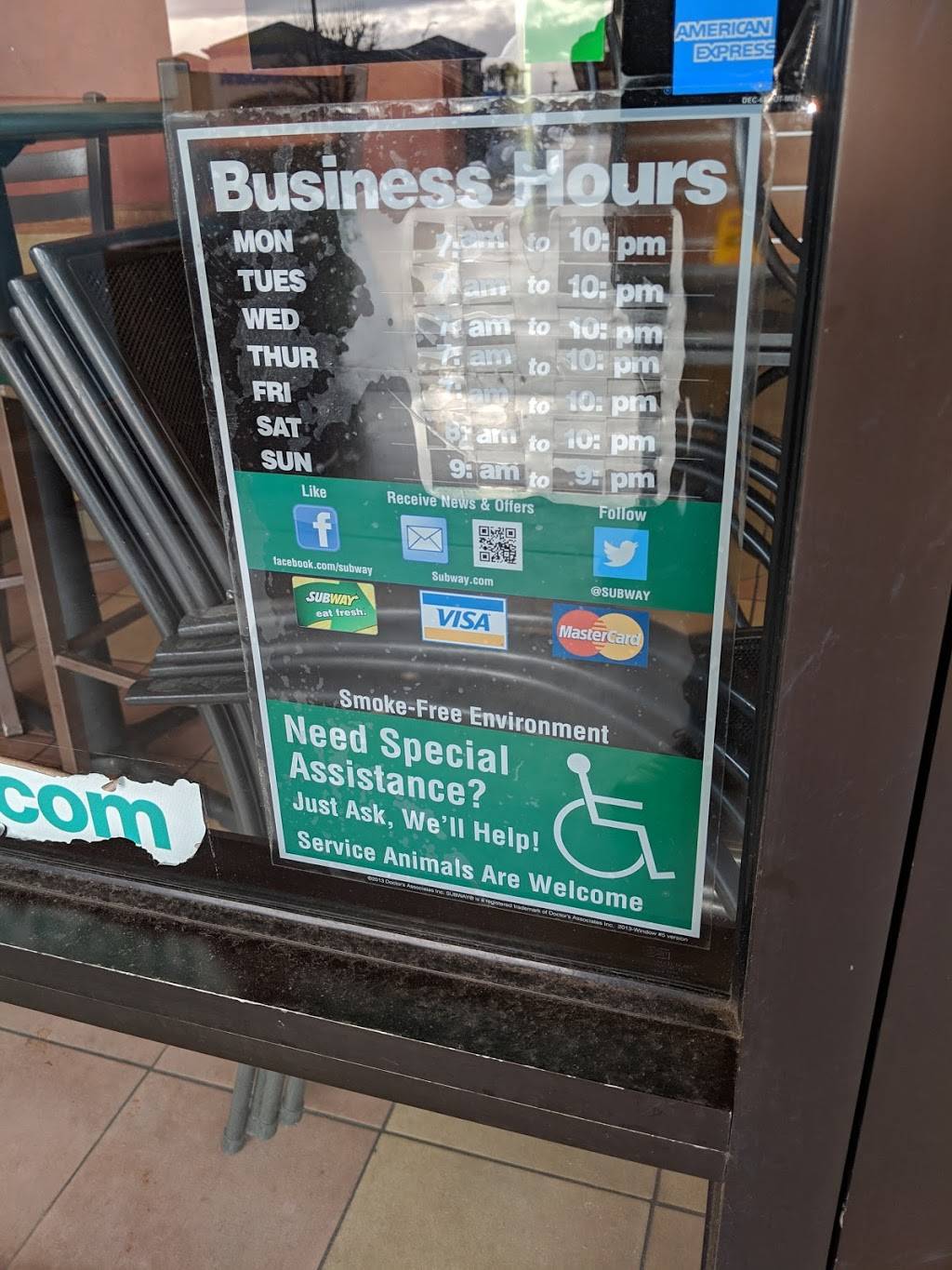 Subway Restaurants | restaurant | 1253 N Davis Rd, Salinas, CA 93907, USA | 8317519424 OR +1 831-751-9424