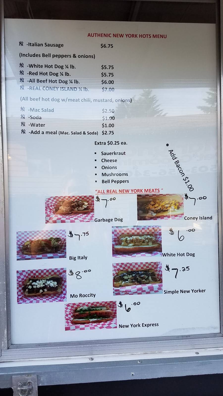 AUTHENTIC NEW YORK HOTS | restaurant | 1533 NE Alberta St, Portland, OR 97211, USA | 9713356860 OR +1 971-335-6860