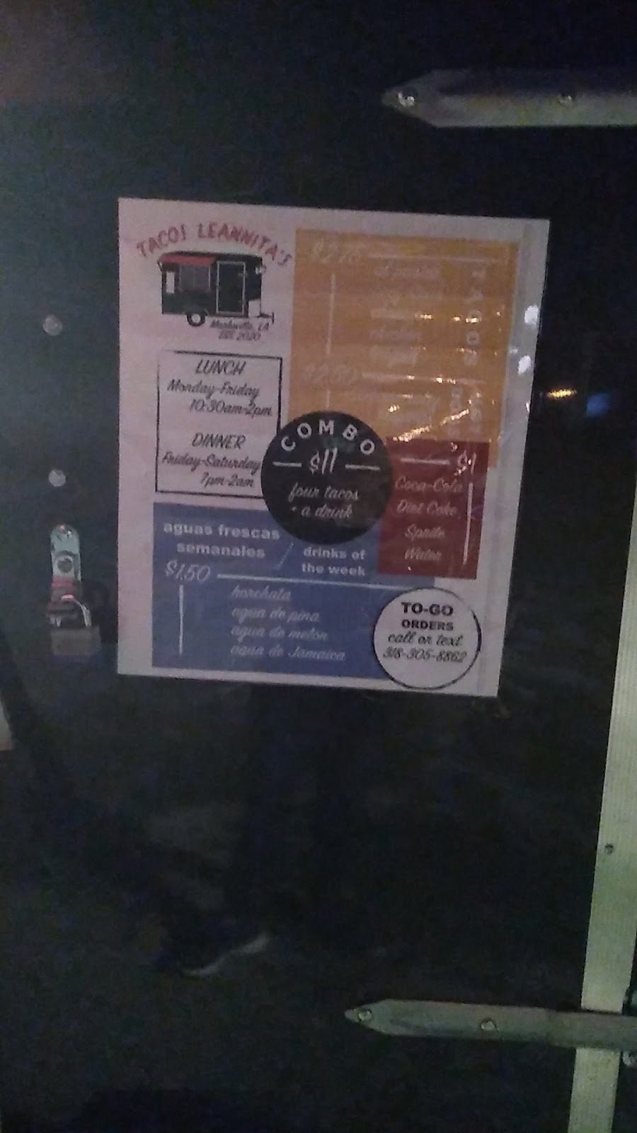 Tacos Leannita’s | restaurant | 545 S Preston St, Marksville, LA 71351, USA | 3183058862 OR +1 318-305-8862