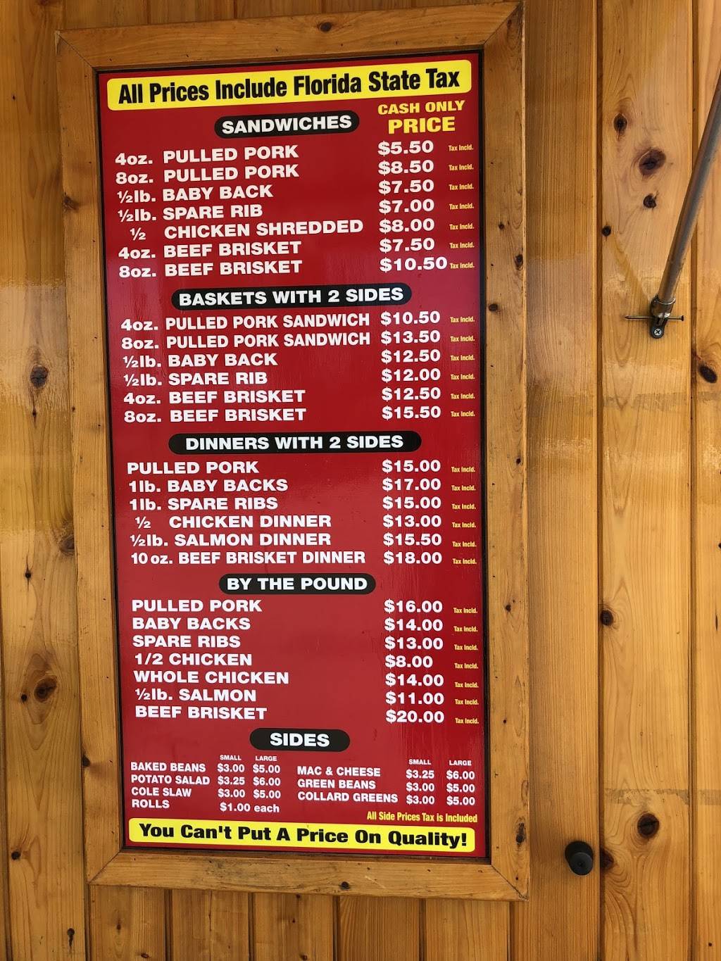 Aldays BBQ | restaurant | 5530 FL-64, Bradenton, FL 34208, USA | 9418092589 OR +1 941-809-2589