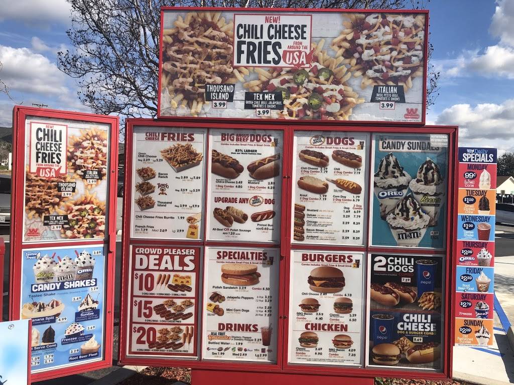 Wienerschnitzel | restaurant | 34852 Yucaipa Blvd, Yucaipa, CA 92399, USA | 9097903799 OR +1 909-790-3799