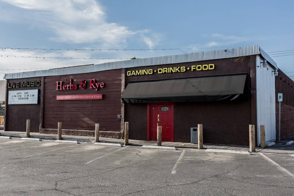 Herbs and Rye | restaurant | 3713 W Sahara Ave, Las Vegas, NV 89102, USA | 7029828036 OR +1 702-982-8036