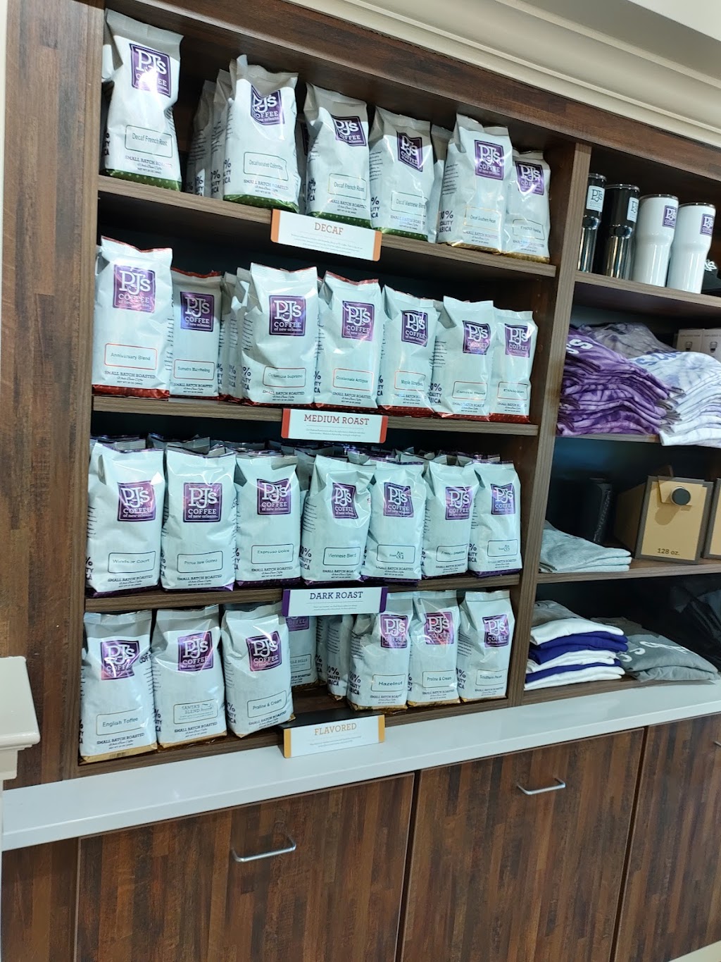 PJs Coffee | bakery | 100 Pontiac Business Center Dr, Elgin, SC 29045, USA | 8032051975 OR +1 803-205-1975