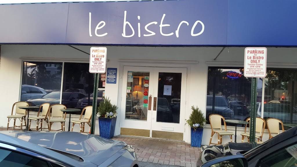 Le Bistro | restaurant | 4626 N Federal Hwy, Lighthouse Point, FL 33064, USA | 9549469240 OR +1 954-946-9240