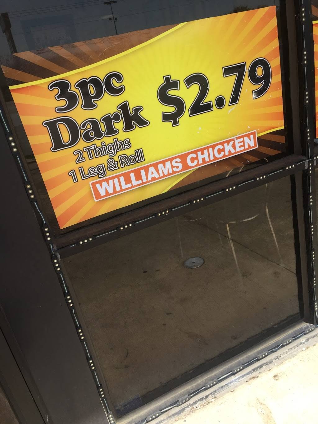 Williams Chicken | restaurant | 9359 Forest Ln, Dallas, TX 75243, USA | 9724371716 OR +1 972-437-1716