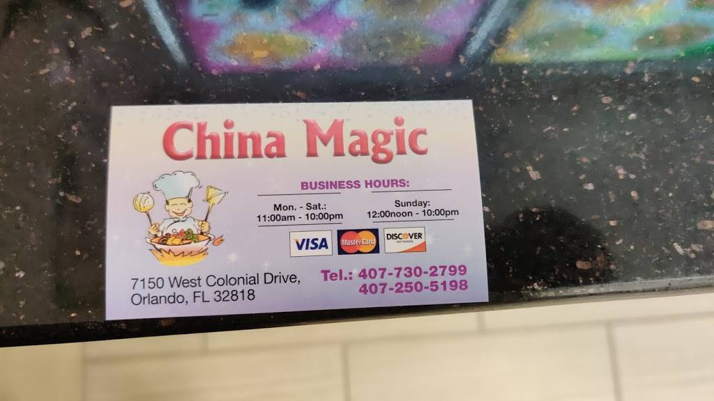 China Magic | restaurant | 7150 W Colonial Dr, Orlando, FL 32818, USA | 4077302799 OR +1 407-730-2799