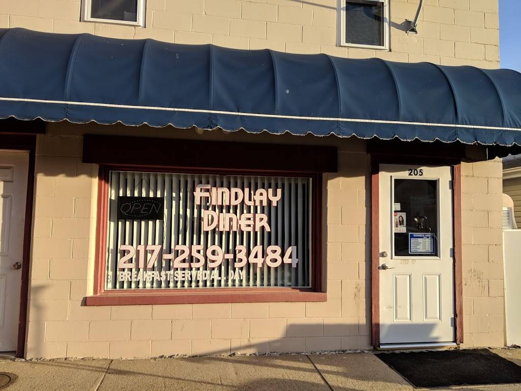 Findlay Diner | restaurant | 205 E South 1st St, Findlay, IL 62534, USA | 2172593484 OR +1 217-259-3484