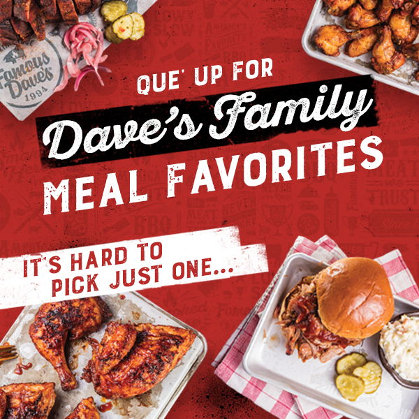 Famous Daves Bar-B-Que - Delivery, Takeout, Curbside Only | restaurant | 401 NE Northgate Way #1106, Seattle, WA 98125, USA | 2063379966 OR +1 206-337-9966