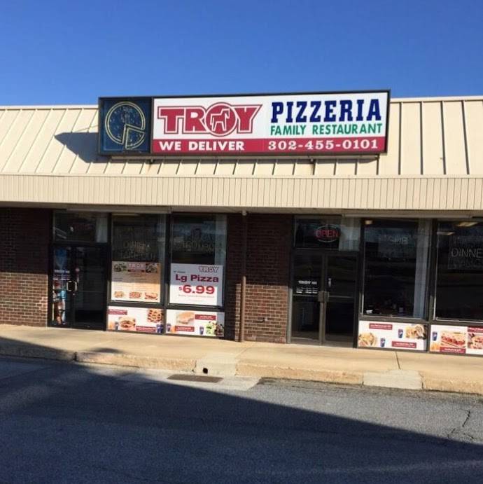 Troy Pizza & Family Restaurant | restaurant | 2618 Kirkwood Hwy, Newark, DE 19711, USA | 3024550101 OR +1 302-455-0101