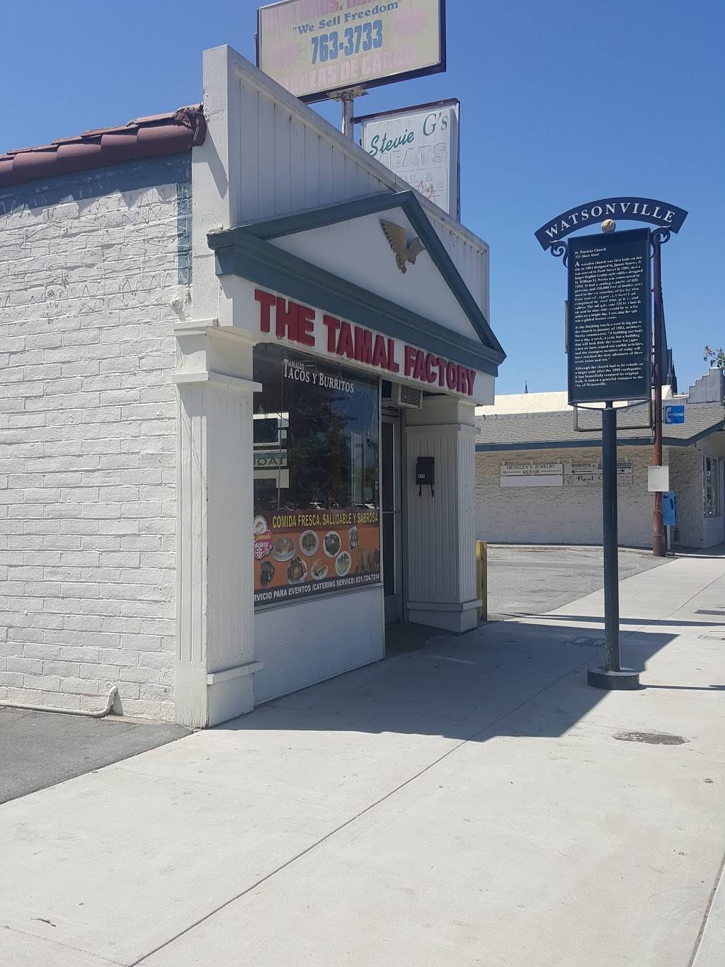 Tamale Factory | restaurant | 611 Main St, Watsonville, CA 95076, USA | 8317247214 OR +1 831-724-7214