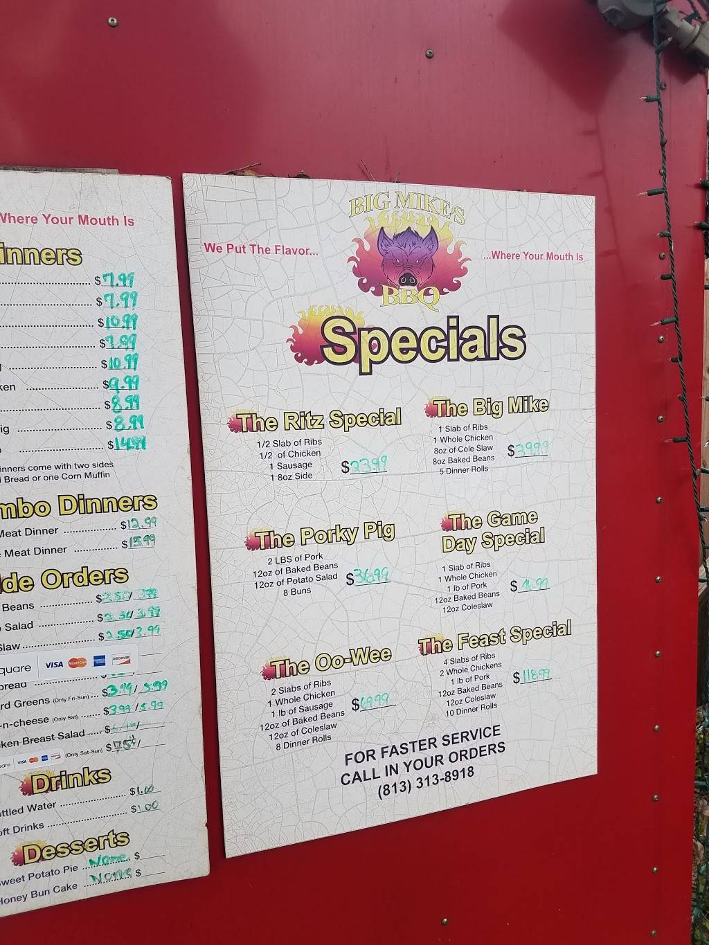 Big Mikes BBQ | restaurant | 6901 Sheldon Rd, Tampa, FL 33615, USA | 8133138918 OR +1 813-313-8918