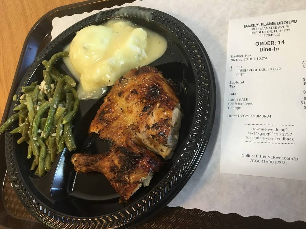 Basils Chicken & Ribs | restaurant | 5210 FL-64, Bradenton, FL 34208, USA | 9417471605 OR +1 941-747-1605