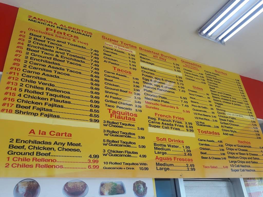 Zamora Albertos Mexican Food | restaurant | 13187 Main St C, Hesperia, CA 92345, USA | 7609481178 OR +1 760-948-1178