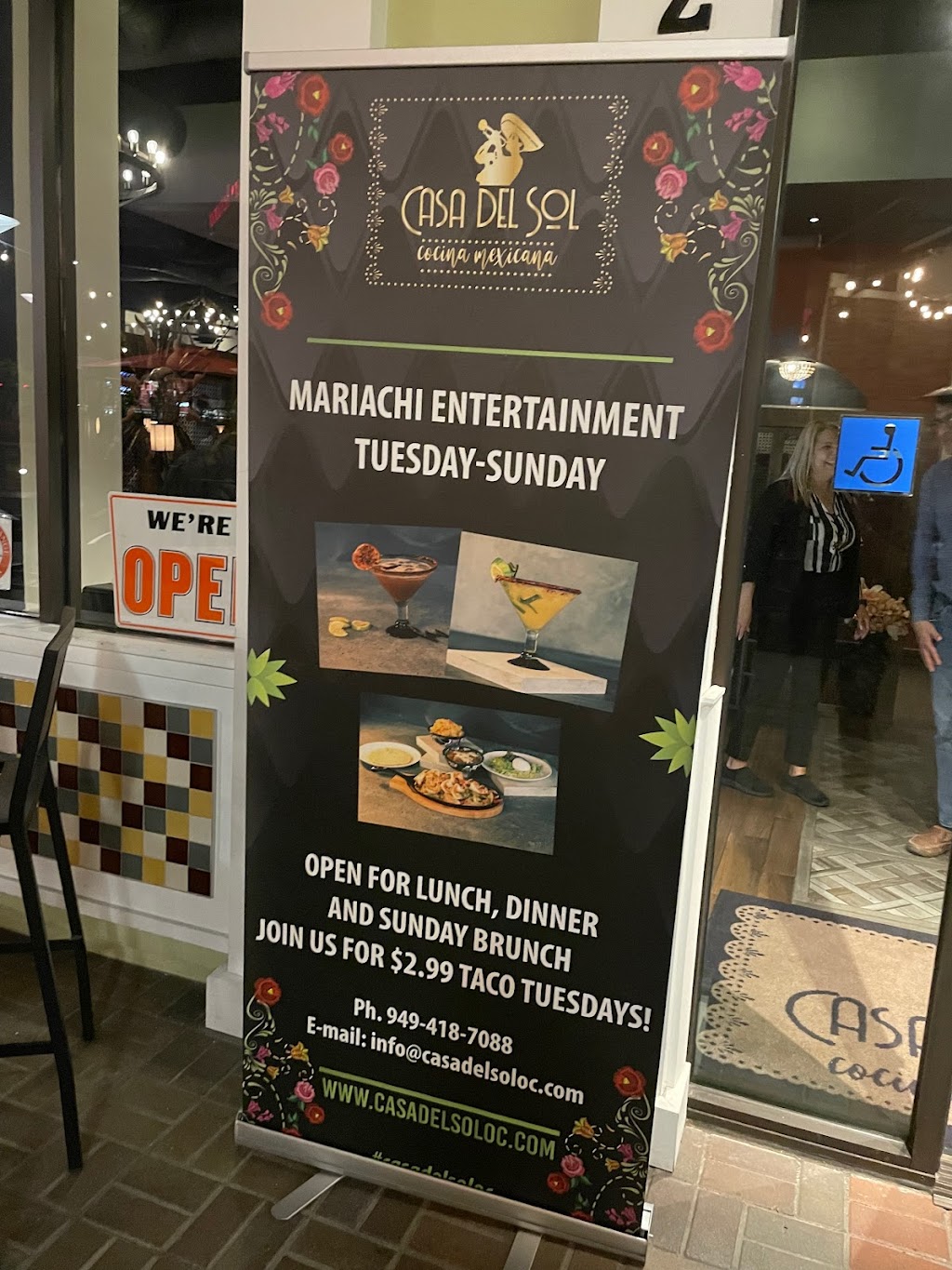 Casa del Sol Cocina Mexicana | restaurant | 2497 Park Ave, Tustin, CA 92782, USA | 9498996555 OR +1 949-899-6555