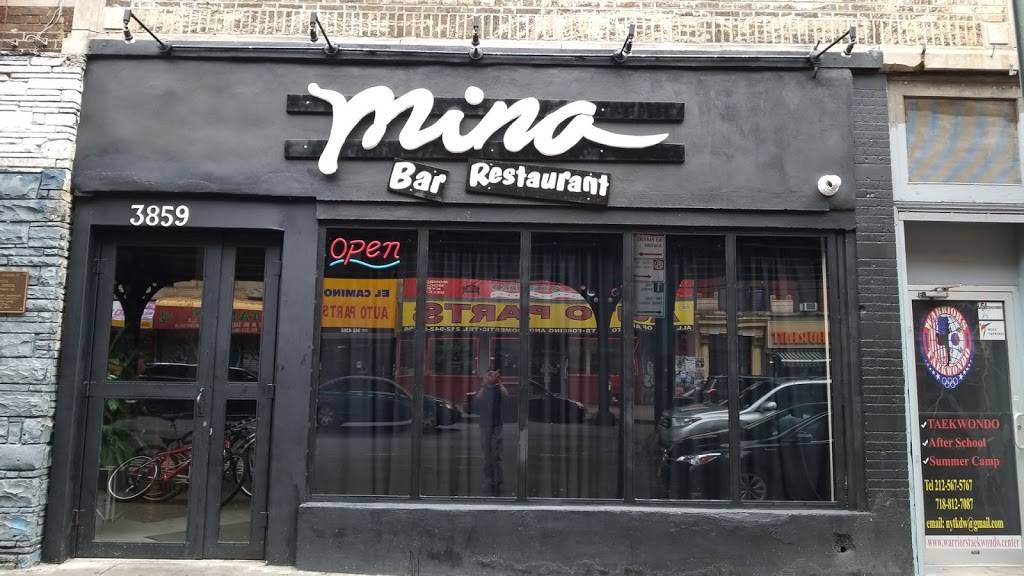 Mina Restaurant and Bar | restaurant | 3859 10th Ave, New York, NY 10034, USA | 6468691210 OR +1 646-869-1210