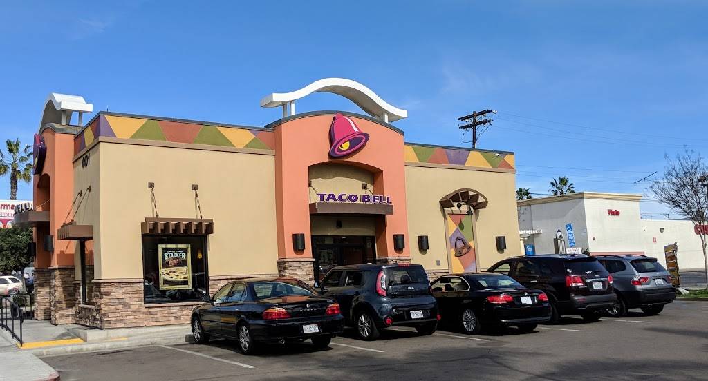 Taco Bell | meal takeaway | 4401 Mission Blvd, San Diego, CA 92109, USA | 8582725366 OR +1 858-272-5366