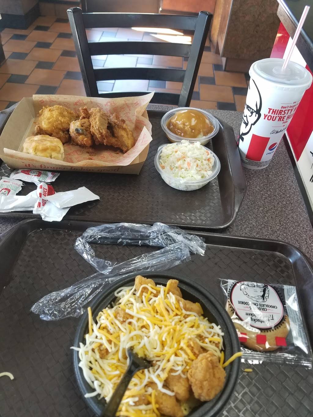 KFC | restaurant | 1105 S Jefferson Ave, Cookeville, TN 38506, USA | 9315262417 OR +1 931-526-2417