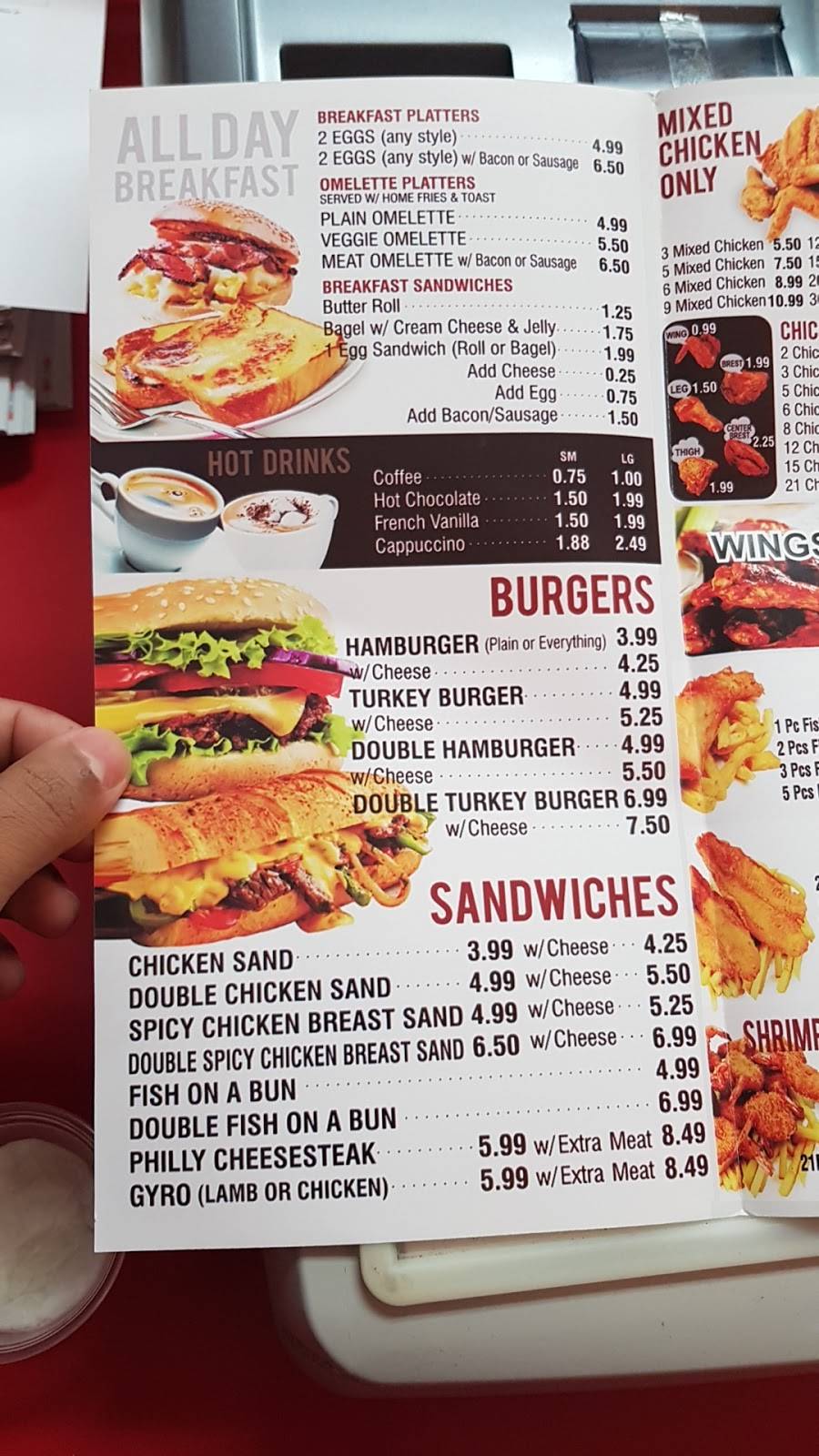 US Fried Chicken | restaurant | 1453 E New York Ave, Brooklyn, NY 11212, USA | 7184840976 OR +1 718-484-0976