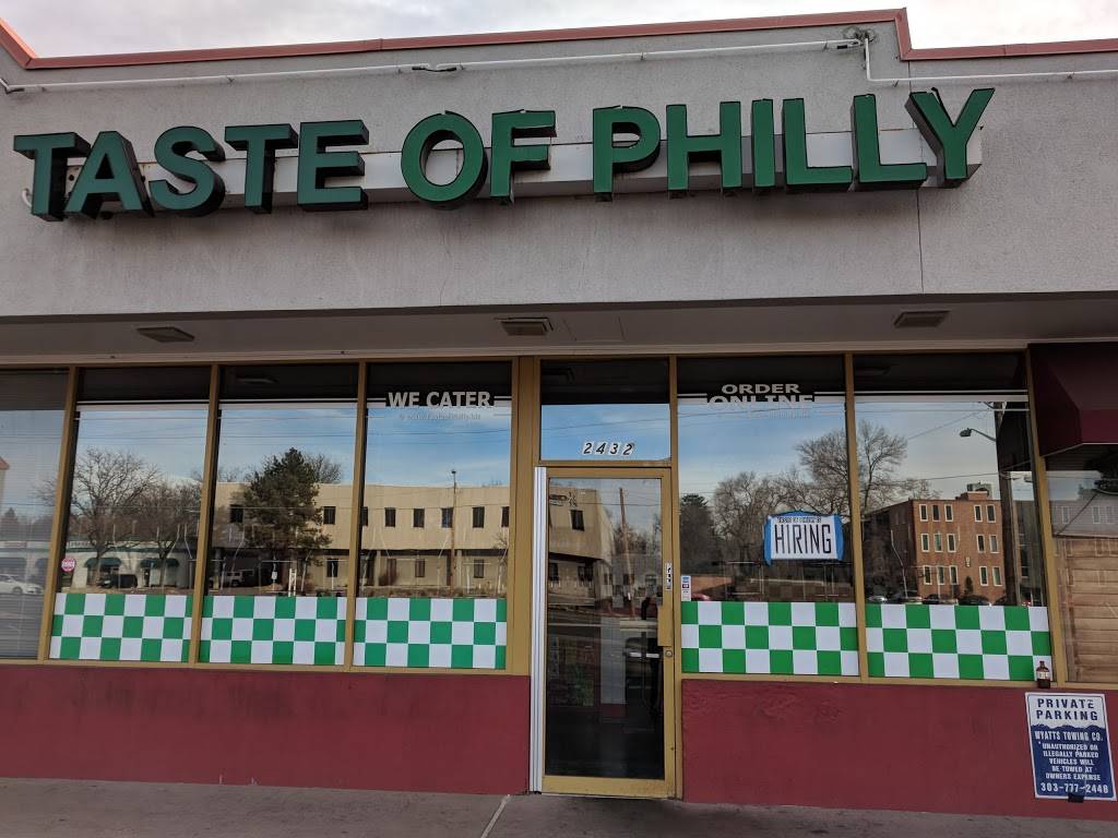 Taste of Philly | meal delivery | 2432 S Colorado Blvd, Denver, CO 80222, USA | 3037573944 OR +1 303-757-3944
