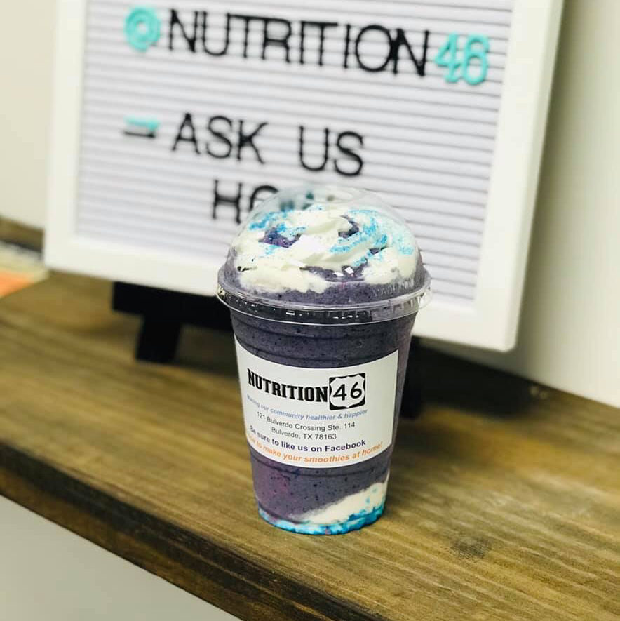 Nutrition 46 | restaurant | 121 Bulverde Crossing Rd 114, Bulverde, TX 78163, USA | 8309804460 OR +1 830-980-4460