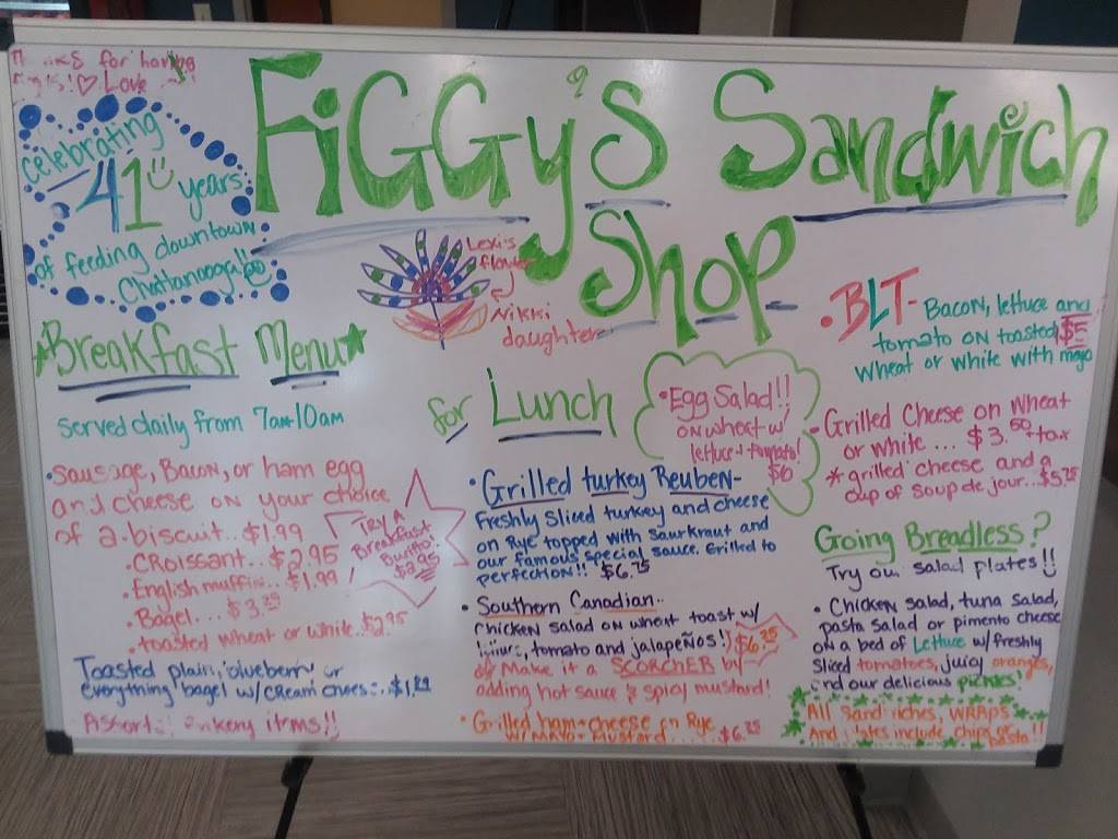Figgys Sandwich Shop | restaurant | 619 Chestnut St, Chattanooga, TN 37450, USA | 4232698387 OR +1 423-269-8387