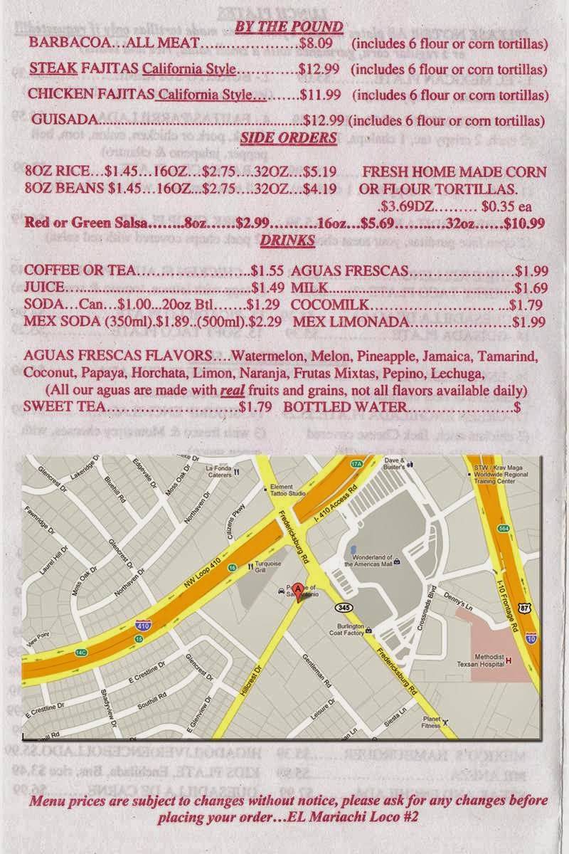 El Maria Chi Loco | restaurant | 3307 Hillcrest Dr, San Antonio, TX 78201, USA | 2107344767 OR +1 210-734-4767