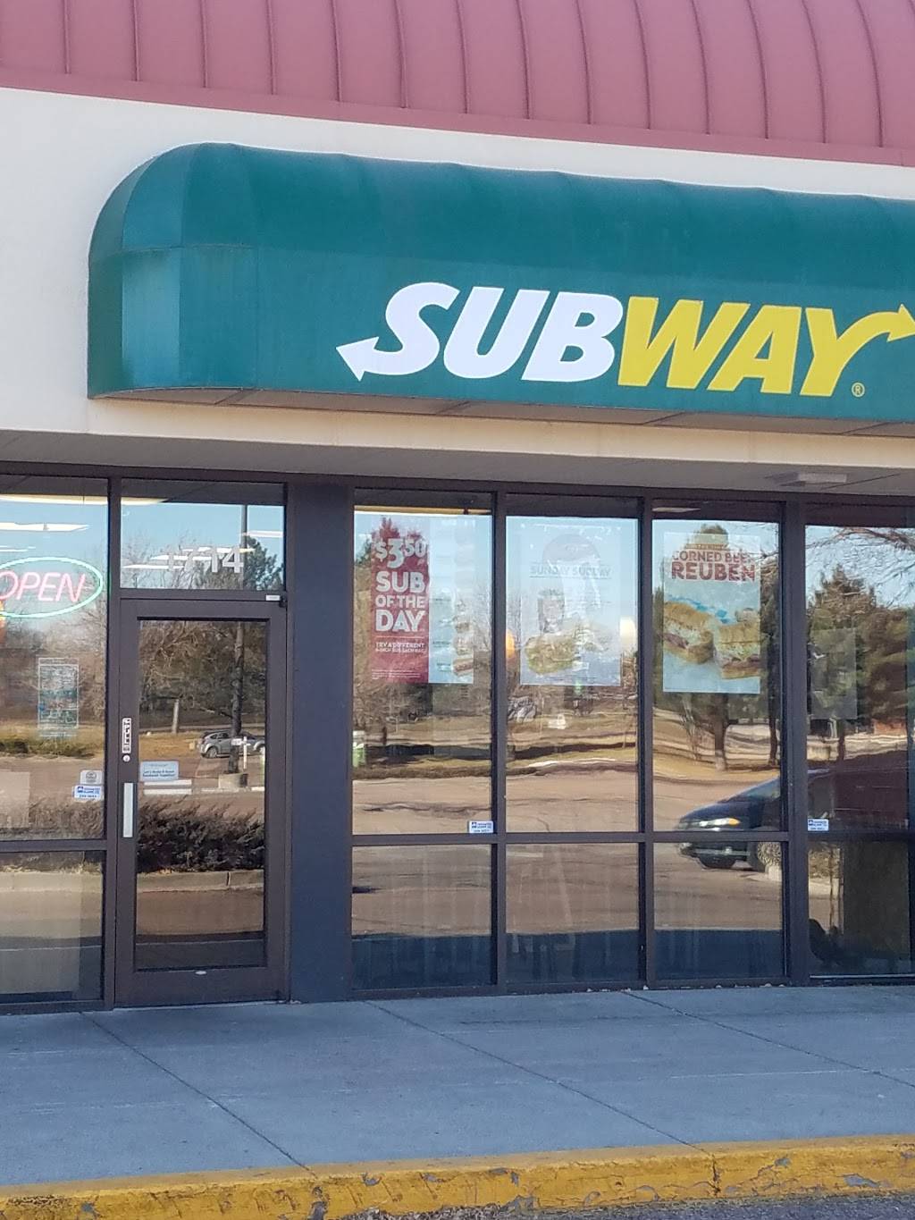 Subway | meal takeaway | 1714 S Circle Dr, Colorado Springs, CO 80910, USA | 7195209110 OR +1 719-520-9110