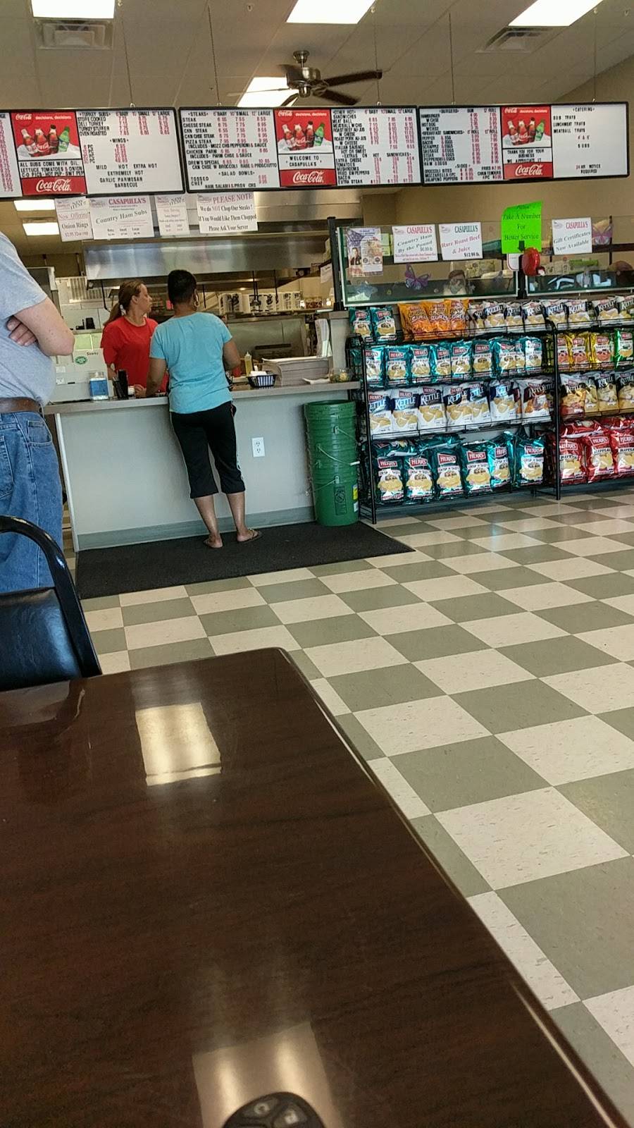 Casapullas Steak & Sub Shop | restaurant | 488 Bear Christiana Rd, Bear, DE 19701, USA | 3023252222 OR +1 302-325-2222