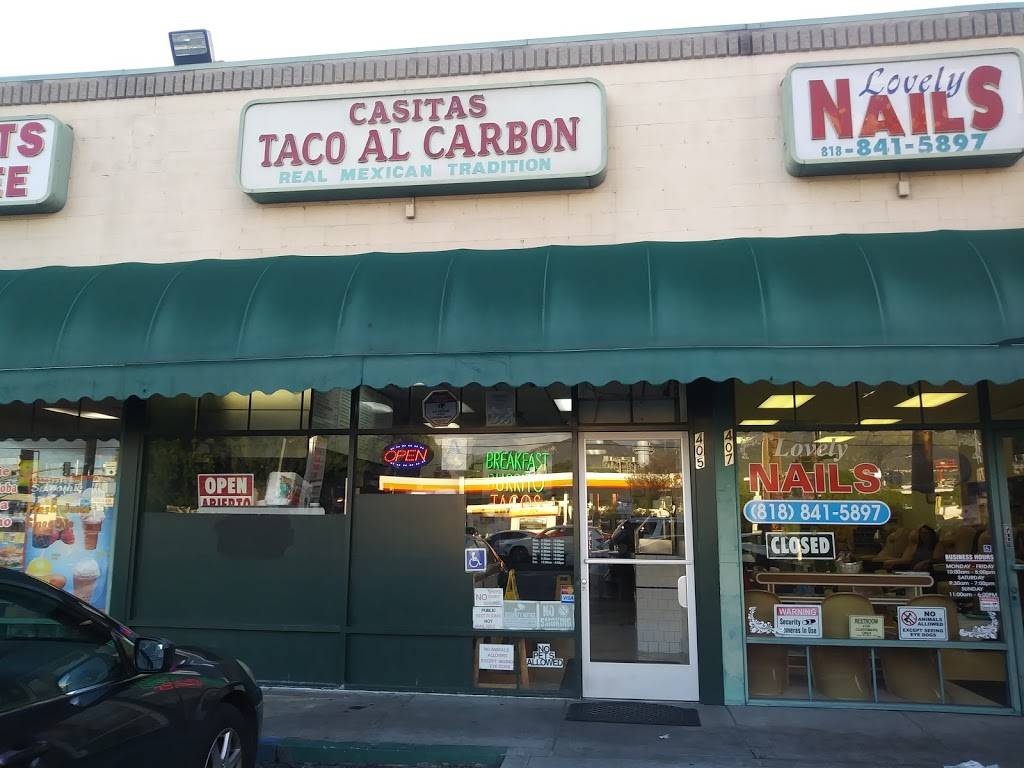 Casitas Taco Al Carbon | restaurant | 405 N Victory Blvd, Burbank, CA 91502, USA | 8188483242 OR +1 818-848-3242