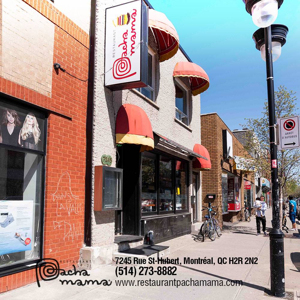 Restaurant Pachamama | restaurant | 7245 Rue St-Hubert, Montréal, QC H2R 2N2, Canada | 5142738882 OR +1 514-273-8882