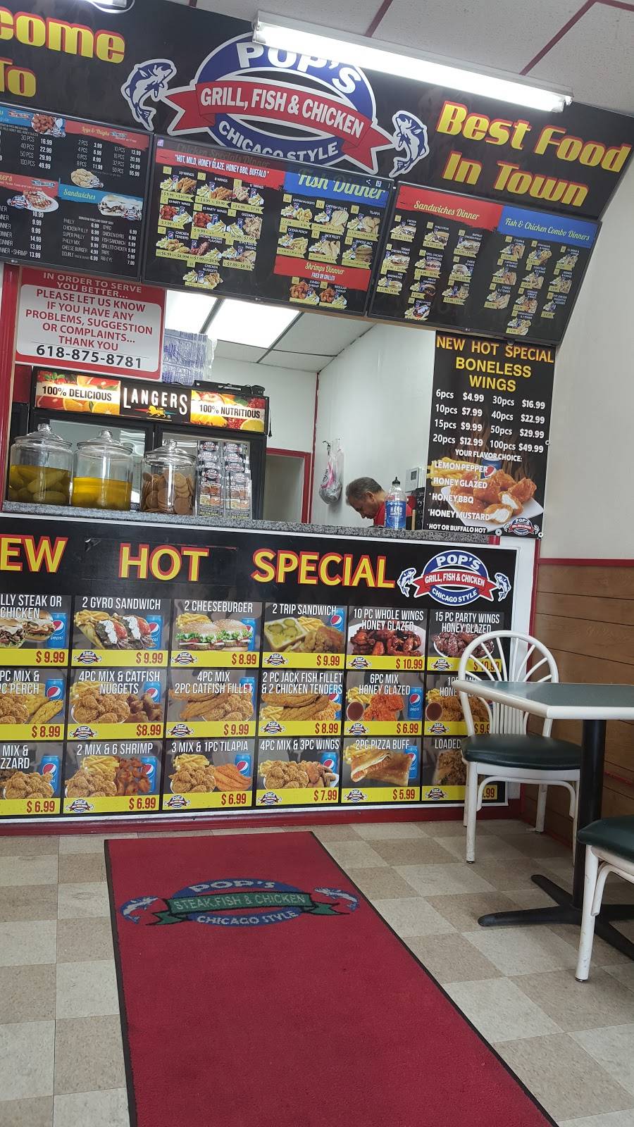 Pops / Louisiana Fish and Chicken | restaurant | 3354 S Jefferson Ave, St. Louis, MO 63118, USA | 3146800000 OR +1 314-680-0000