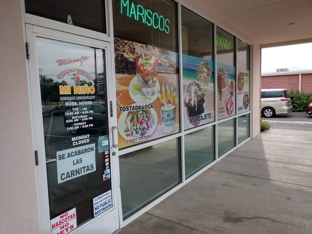 Mi Niño Mexican Restaurant | restaurant | 4865 W 3500 S, West Valley City, UT 84120, USA | 8019644068 OR +1 801-964-4068