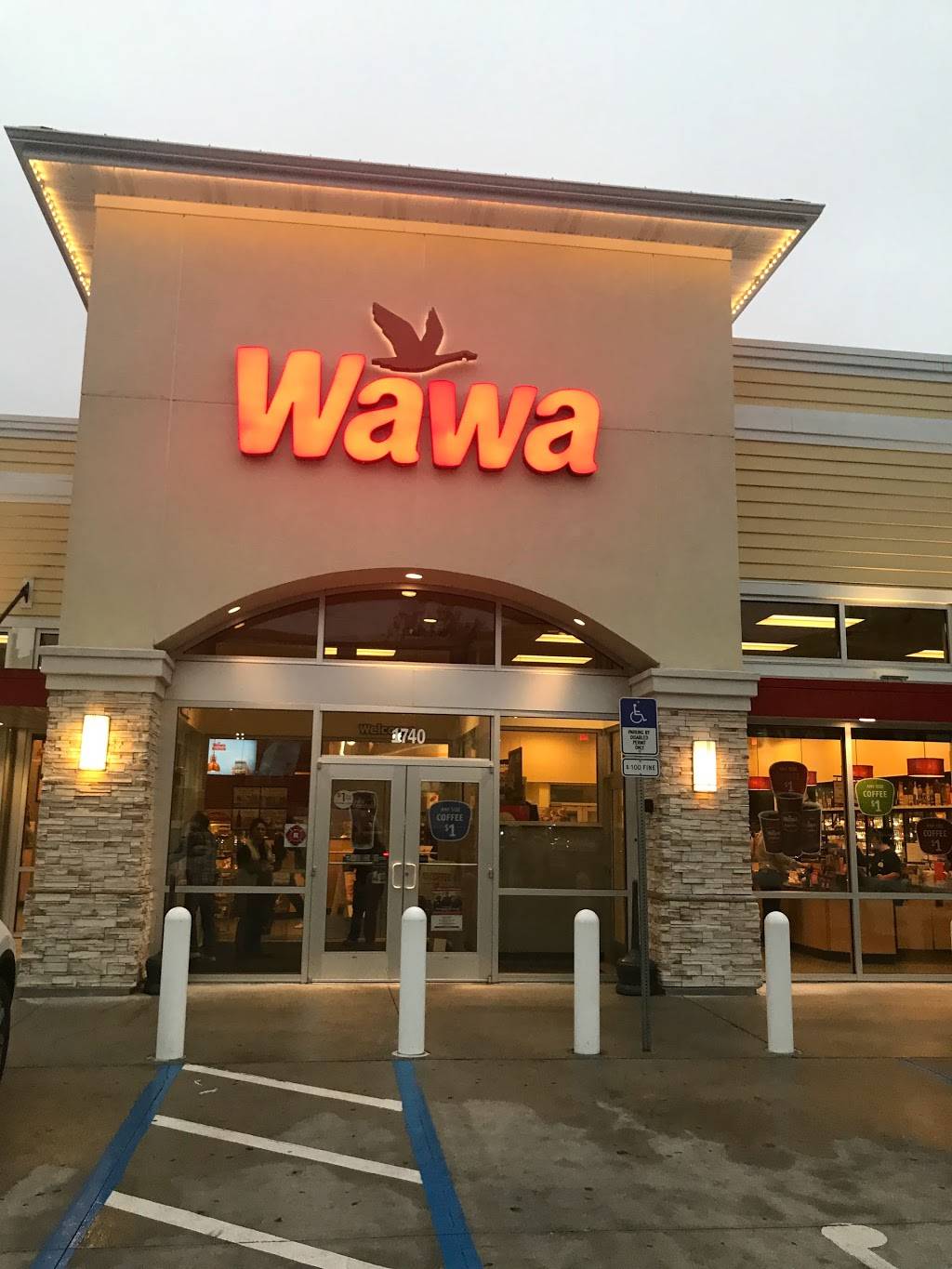 Wawa | cafe | 1740 Dunlawton Ave, Port Orange, FL 32127, USA | 3867677554 OR +1 386-767-7554