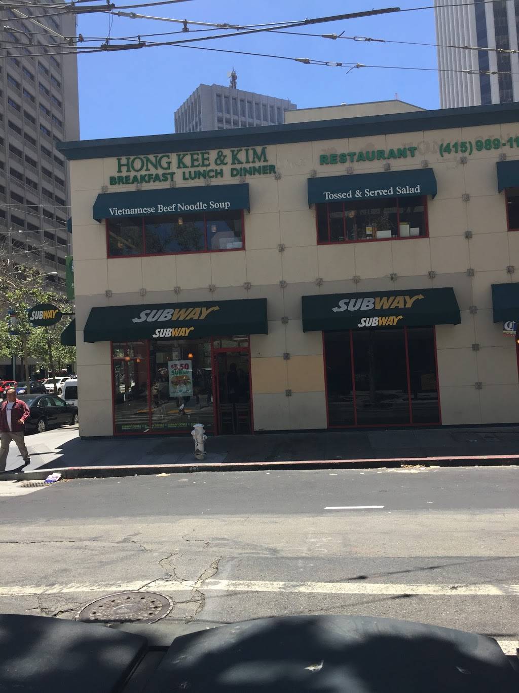 Subway Restaurants | restaurant | 99 Drumm St, San Francisco, CA 94111, USA | 4159865510 OR +1 415-986-5510