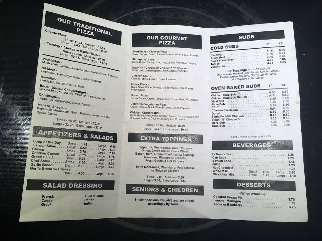 Main St Pizza | restaurant | 17 Main St E, Athens, ON K0E 1B0, Canada | 6139241907 OR +1 613-924-1907