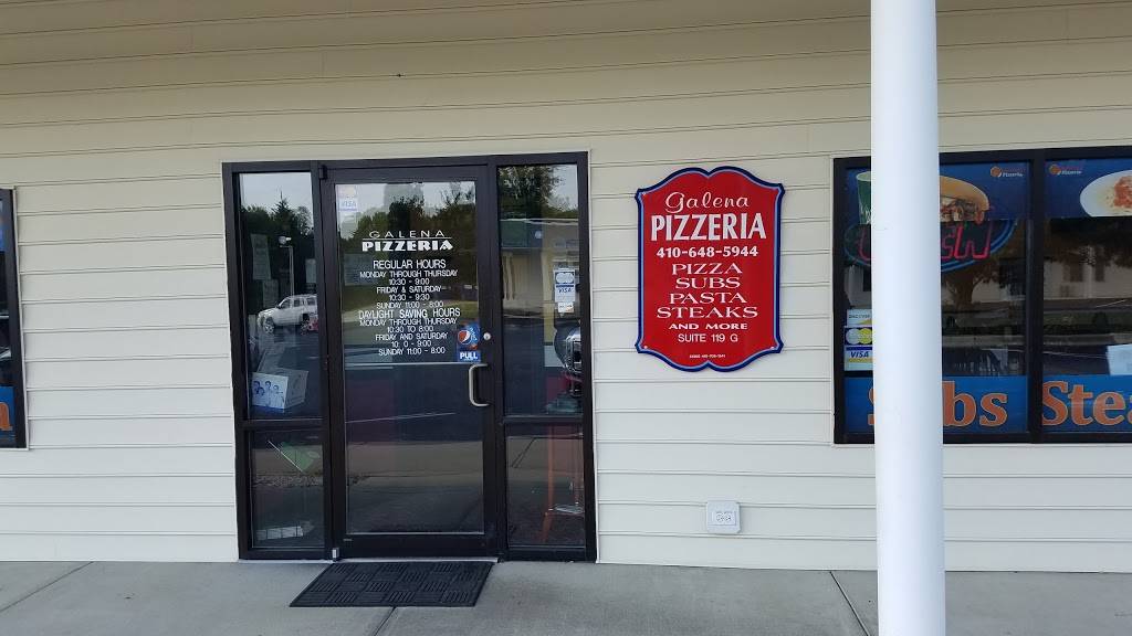 Galena Pizzaria Inc | restaurant | 119 N Main St, Galena, MD 21635, USA | 4106485944 OR +1 410-648-5944