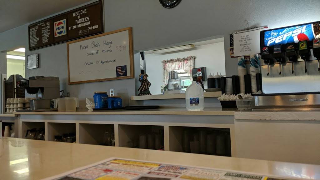 Pardees Route 240 Restaurant | restaurant | 6000 PA-240, Cherry Tree, PA 15724, USA | 8147436603 OR +1 814-743-6603