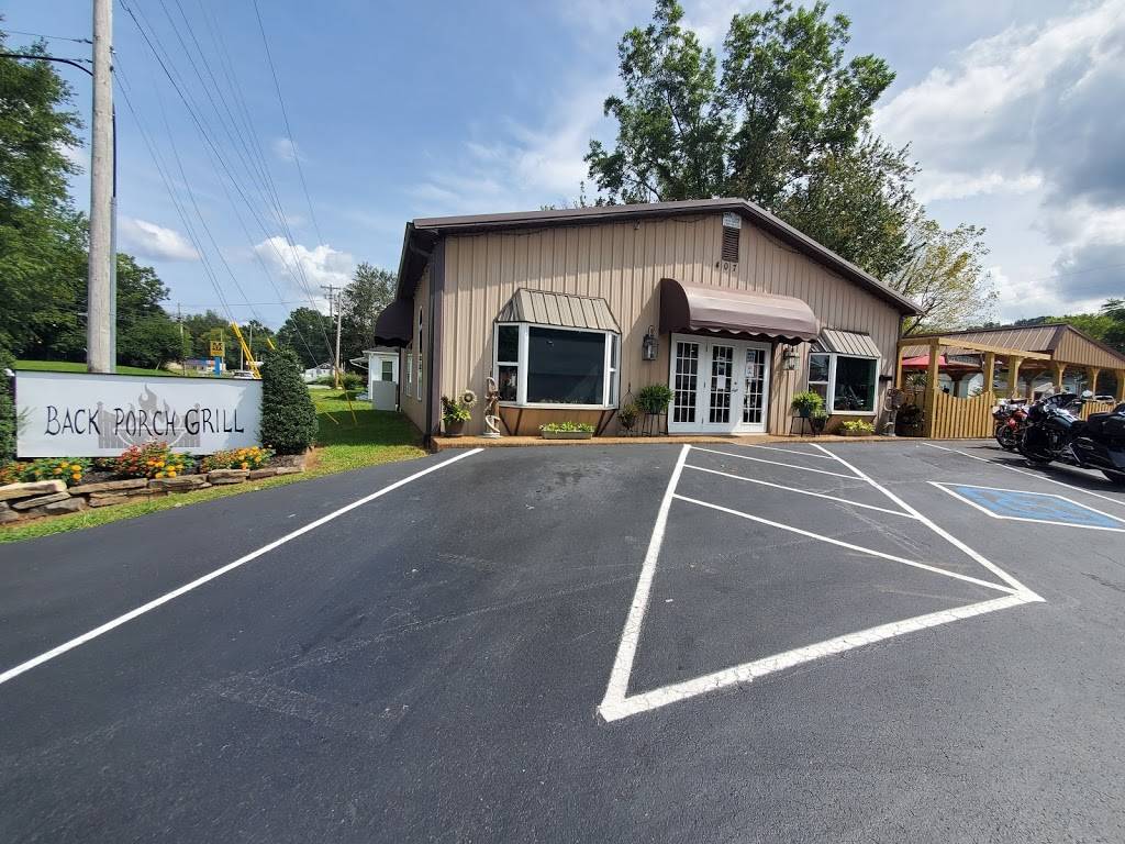 Back Porch Grill | restaurant | 407 E Main St, Livingston, TN 38570, United States | 9318232744 OR +1 931-823-2744