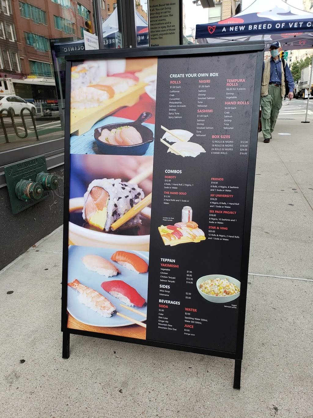 iSushi | restaurant | 555 6th Ave, New York, NY 10011, USA | 9179652201 OR +1 917-965-2201