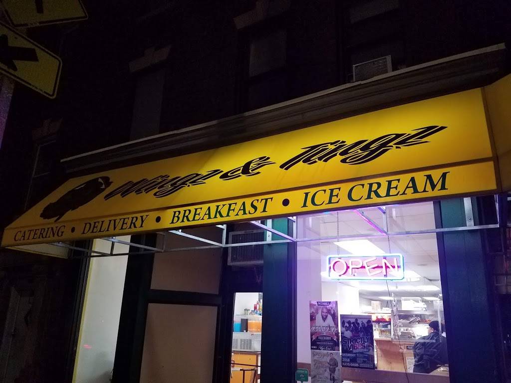 Wingz & Tingz | restaurant | 388 Blue Hill Avenue, Boston, MA 02121, USA | 6176528580 OR +1 617-652-8580