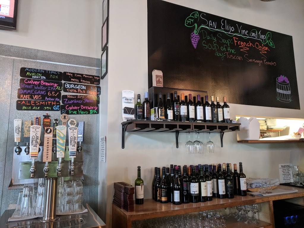 San Elijo Vine & Tap | restaurant | 110 1231 Elfin Forest Rd, San Marcos, CA 92078, USA | 7607989804 OR +1 760-798-9804